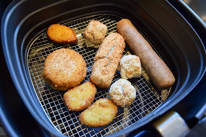 frikandel-bamischijf-kroket-bitterbal-kipnuggets-in-philips-airfryer-xl-baktijd