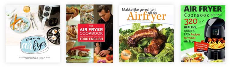 verschillende-kookboeken-voor-airfryers-hetelucht-friteuses
