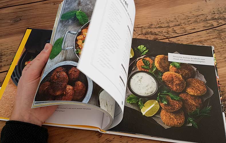 bladeren-in-airfryer-kookboek
