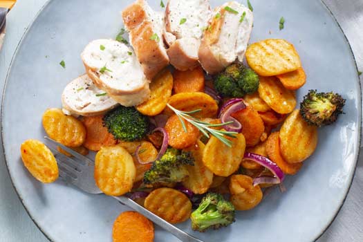 groenten-aardappels-kip-airfryer