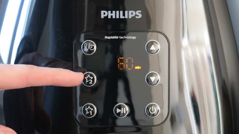 favorieten-instelling-opslaan-philips-airfryer-xl-ster-knop