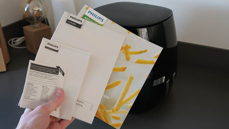 philips-airfryer-xl-handleiding-boekjes-snelstartgids-receptenboek