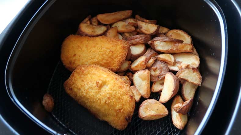 vegetarische-schnitzel-aardappel-partjes-philips-airfryer-xl