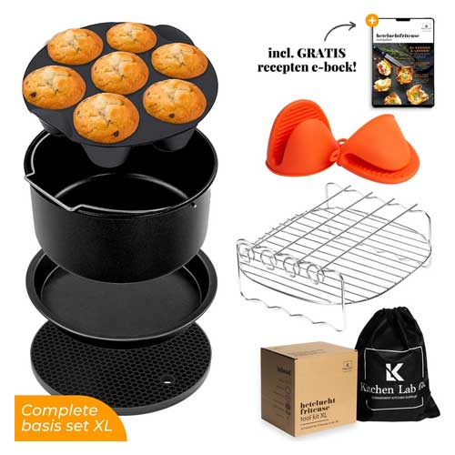 Kitchen-Lab-Co-Heteluchtfriteuse-XL-Tool-Kit