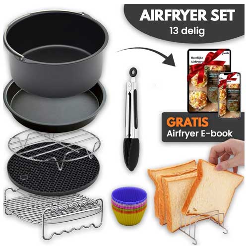 Promida-13-Delige-Heteluchtfriteuse-XL-Accesoires-set
