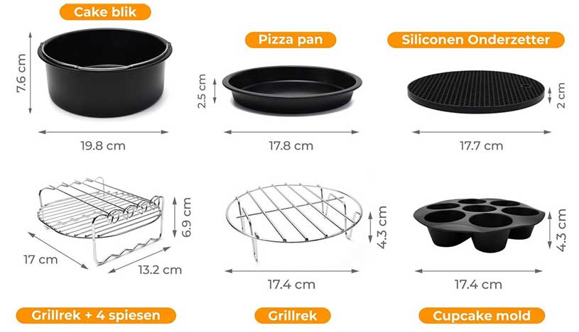 Zorgvuldig lezen Grondwet Interpreteren ✓ Goedkope Universele Airfryer Accessoires - FrituurGezond.nl