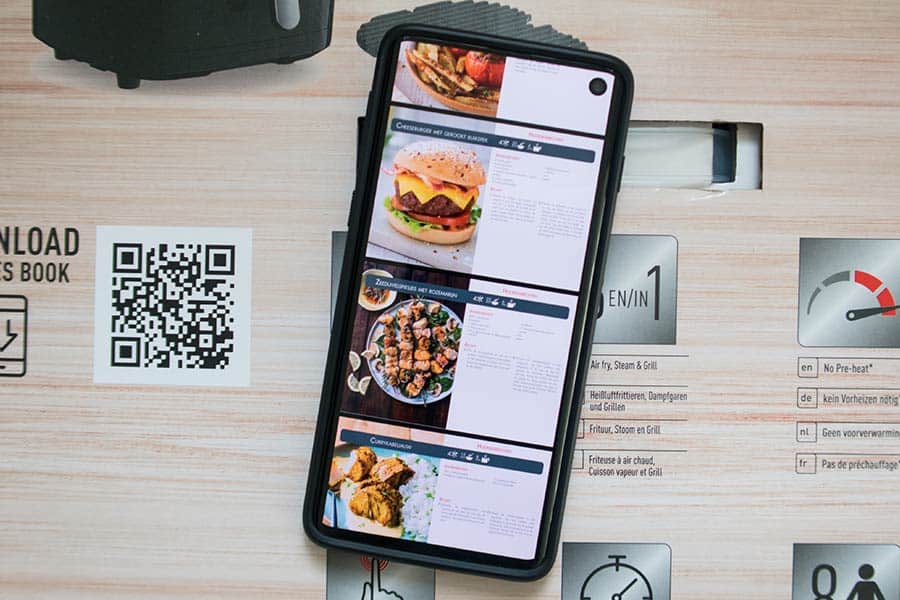 tefal-fw2018-receptenboek-op-smartphone-qr-code