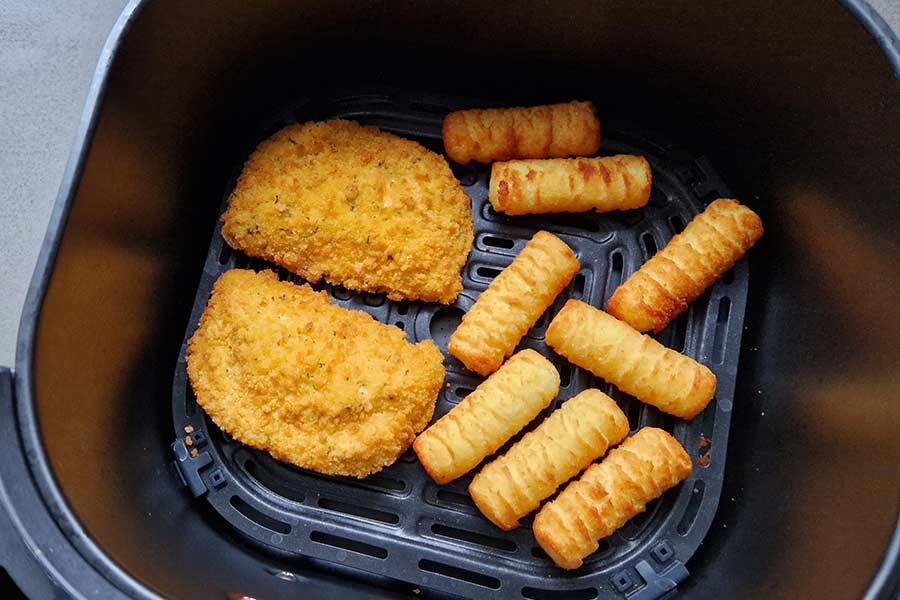 airfryer-frituurmandje-aardappelkroketjes
