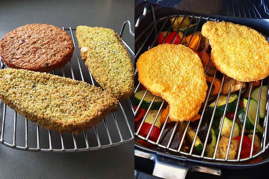 kipschnitzels-op-grillrekje