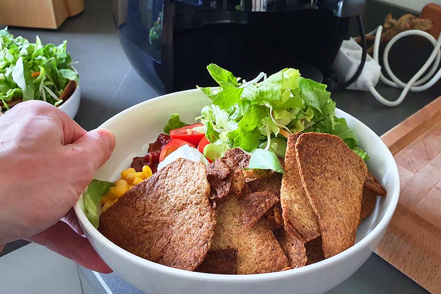 mexicaans-gerecht-met-airfryer-tortilla-chips