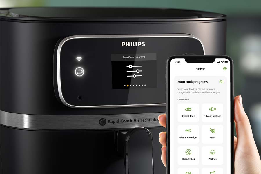 Philips-Airfryer-XXL-Connected-HD9880-90-automatische-kookprogramma's