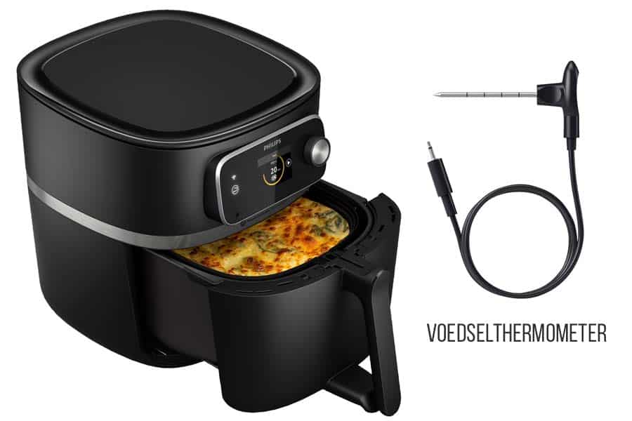 Philips-Airfryer-XXL-Connected-HD9880-90-met-voedselthermometer