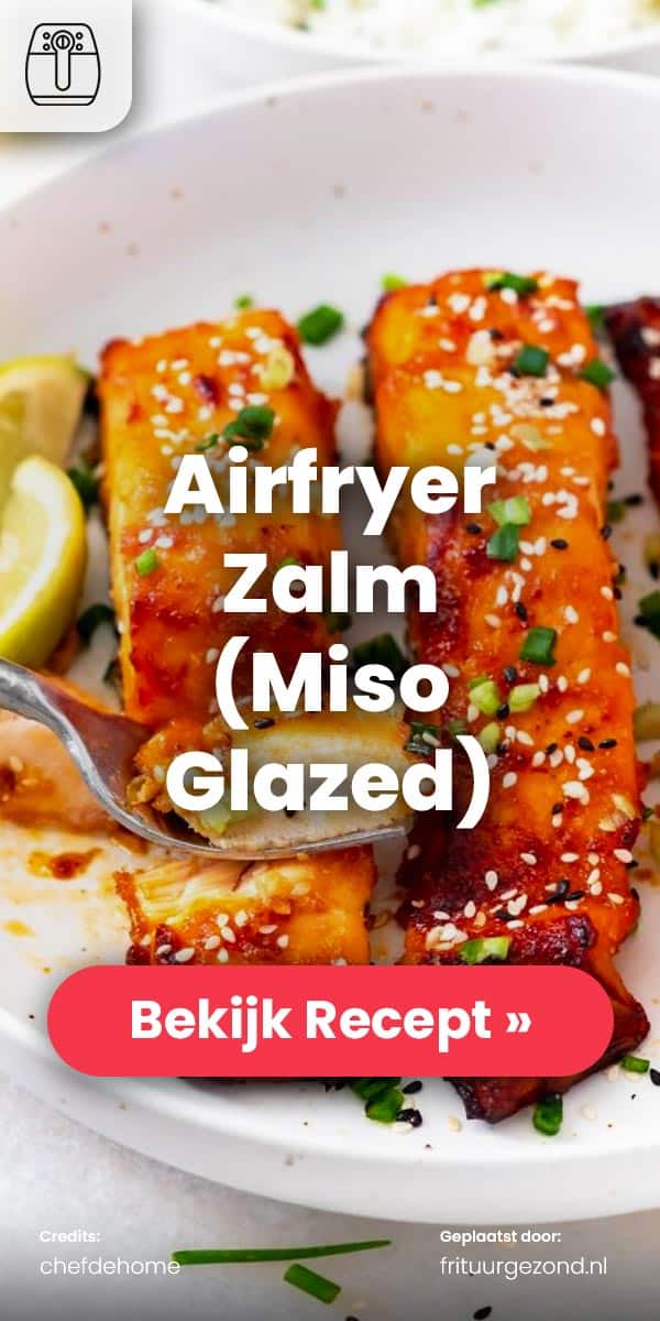 Airfryer-Zalm-Miso-Glazed