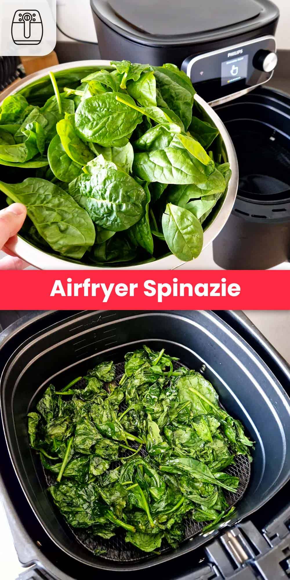 airfryer-spinazie-recept